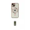 ieg™ iPhone 14 Kılıf Nova Işık Özel Seri - Siyah Joko Magic 5D Hayalet Cam