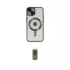 ieg™ iPhone 14 Kılıf Nova Işık Özel Seri - Siyah Joko Magic 5D Hayalet Cam