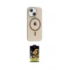 ieg™ iPhone 14 Kılıf Pusula Form Özel Seri - Siyah Buffer Cam Ekran Koruyucu