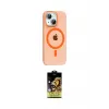 ieg™ iPhone 14 Kılıf Pusula Form Özel Seri - Siyah Buffer Cam Ekran Koruyucu