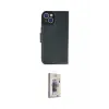 ieg™ iPhone 14 Kılıf Siluet Işık Serisi - Siyah Bilvis 3D Cam Ekran Koruyucu