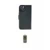 ieg™ iPhone 14 Kılıf Siluet Işık Serisi - Siyah Joko Magic 5D Hayalet Cam