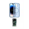 ieg™ iPhone 14 Kılıf Siluet Minimal Prime - Şeffaf 360 Full Body Arka Koruyucu