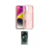 ieg™ iPhone 14 Kılıf Siluet Minimal Prime - Şeffaf 360 Full Body Arka Koruyucu