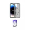 ieg™ iPhone 14 Kılıf Siluet Minimal Prime - Siyah Bilvis 5in1 3D Magic Cam Ekran Koruyucu
