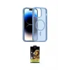 ieg™ iPhone 14 Kılıf Siluet Minimal Prime - Siyah Buffer Cam Ekran Koruyucu