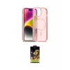 ieg™ iPhone 14 Kılıf Siluet Minimal Prime - Siyah Buffer Cam Ekran Koruyucu