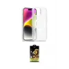 ieg™ iPhone 14 Kılıf Siluet Minimal Prime - Siyah Buffer Cam Ekran Koruyucu