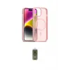 ieg™ iPhone 14 Kılıf Siluet Minimal Prime - Siyah Joko Magic 5D Hayalet Cam
