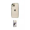 ieg™ iPhone 14 Kılıf Vadi Minimal - Siyah Bilvis 3D Mat Cam Ekran Koruyucu
