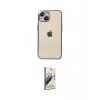 ieg™ iPhone 14 Kılıf Vadi Minimal - Siyah Bilvis 3D Mat Cam Ekran Koruyucu