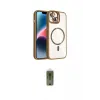 ieg™ iPhone 14 Kılıf Yadigar Asil Koleksiyonu - Siyah Joko Magic 5D Hayalet Cam