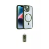 ieg™ iPhone 14 Kılıf Yadigar Asil Koleksiyonu - Siyah Joko Magic 5D Hayalet Cam
