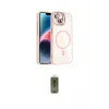 ieg™ iPhone 14 Kılıf Yadigar Asil Koleksiyonu - Siyah Joko Magic 5D Hayalet Cam