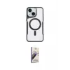 ieg™ iPhone 14 Kılıf Yadigar Klasik Özel Seri - Siyah Bilvis 3D Mat Cam Ekran Koruyucu