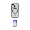 ieg™ iPhone 14 Kılıf Yadigar Klasik Özel Seri - Siyah Bilvis 5in1 3D Magic Cam Ekran Koruyucu