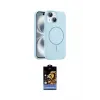 ieg™ iPhone 14 Kılıf Yankı Form Serisi - Siyah Buffer Hayalet Cam Ekran Koruyucu