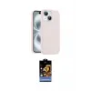 ieg™ iPhone 14 Kılıf Yankı Form Serisi - Siyah Buffer Hayalet Cam Ekran Koruyucu
