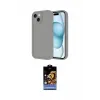 ieg™ iPhone 14 Kılıf Yankı Yansıma Özel Seri - Siyah Buffer Hayalet Cam Ekran Koruyucu