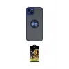 ieg™ iPhone 14 Kılıf Yörünge Çizgi - Siyah Buffer Cam Ekran Koruyucu