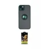 ieg™ iPhone 14 Kılıf Yörünge Çizgi - Siyah Buffer Cam Ekran Koruyucu