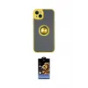 ieg™ iPhone 14 Kılıf Yörünge Çizgi - Siyah Buffer Hayalet Cam Ekran Koruyucu
