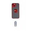 ieg™ iPhone 14 Kılıf Yörünge Çizgi - Siyah Joko Magic 5D Cam