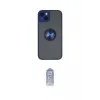ieg™ iPhone 14 Kılıf Yörünge Çizgi - Siyah Joko Magic 5D Cam