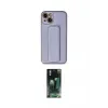 ieg™ iPhone 14 Plus Kılıf Akış Doku - Siyah 360 Mat Full Body Arka Koruyucu