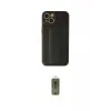 ieg™ iPhone 14 Plus Kılıf Akış Doku - Siyah Joko Magic 5D Hayalet Cam