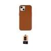 ieg™ iPhone 14 Plus Kılıf Çekirdek Çizgi - Şeffaf Maxco Cam Ekran Koruyucu