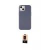 ieg™ iPhone 14 Plus Kılıf Çekirdek Çizgi - Şeffaf Maxco Cam Ekran Koruyucu