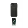 ieg™ iPhone 14 Plus Kılıf Çekirdek Yansıma - Siyah 360 Mat Full Body Arka Koruyucu