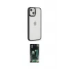 ieg™ iPhone 14 Plus Kılıf Eksen Doku Prime - Siyah 360 Mat Full Body Arka Koruyucu
