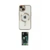 ieg™ iPhone 14 Plus Kılıf Nova Işık Özel Seri - Siyah 360 Mat Full Body Arka Koruyucu