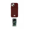 ieg™ iPhone 14 Plus Kılıf Vadi Çizgi Prime - Siyah 360 Mat Full Body Arka Koruyucu