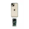 ieg™ iPhone 14 Plus Kılıf Vadi Minimal - Siyah 360 Mat Full Body Arka Koruyucu