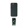 ieg™ iPhone 14 Plus Kılıf Yadigar Klasik - Siyah 360 Mat Full Body Arka Koruyucu