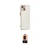 ieg™ iPhone 14 Plus Kılıf Yankı Serisi - Şeffaf Maxco Cam Ekran Koruyucu