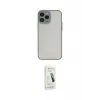 ieg™ iPhone 14 Pro Kılıf Ahenk Çizgi Serisi - Şeffaf Pasifik Cam Ekran Koruyucu