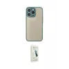 ieg™ iPhone 14 Pro Kılıf Ahenk Çizgi Serisi - Şeffaf Pasifik Cam Ekran Koruyucu
