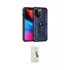 ieg™ iPhone 14 Pro Kılıf Ahenk Klasik Koleksiyonu - Şeffaf Pasifik Cam Ekran Koruyucu