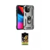 ieg™ iPhone 14 Pro Kılıf Ahenk Klasik Koleksiyonu - Siyah Buffer Cam Ekran Koruyucu