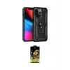 ieg™ iPhone 14 Pro Kılıf Ahenk Klasik Koleksiyonu - Siyah Buffer Cam Ekran Koruyucu