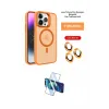 ieg™ iPhone 14 Pro Kılıf Akış Form - Siyah 3D Antistatik Cam Ekran Koruyucu
