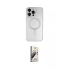 ieg™ iPhone 14 Pro Kılıf Akış Minimal Özel Seri - Siyah Bilvis 3D Mat Cam Ekran Koruyucu