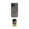 ieg™ iPhone 14 Pro Kılıf Akış Minimal Özel Seri - Siyah Buffer Cam Ekran Koruyucu