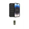 ieg™ iPhone 14 Pro Kılıf Atlas Koleksiyonu - Siyah Joko Magic 5D Hayalet Cam