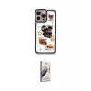 ieg™ iPhone 14 Pro Kılıf Çekirdek Asil - Siyah Bilvis 3D Mat Cam Ekran Koruyucu