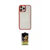 ieg™ iPhone 14 Pro Kılıf Doruk Doku Prime - Siyah Buffer Cam Ekran Koruyucu